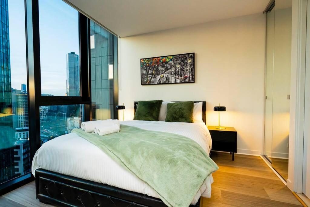 מלבורן Luxe Haven - 42Nd Floor Panoramic City Views מראה חיצוני תמונה