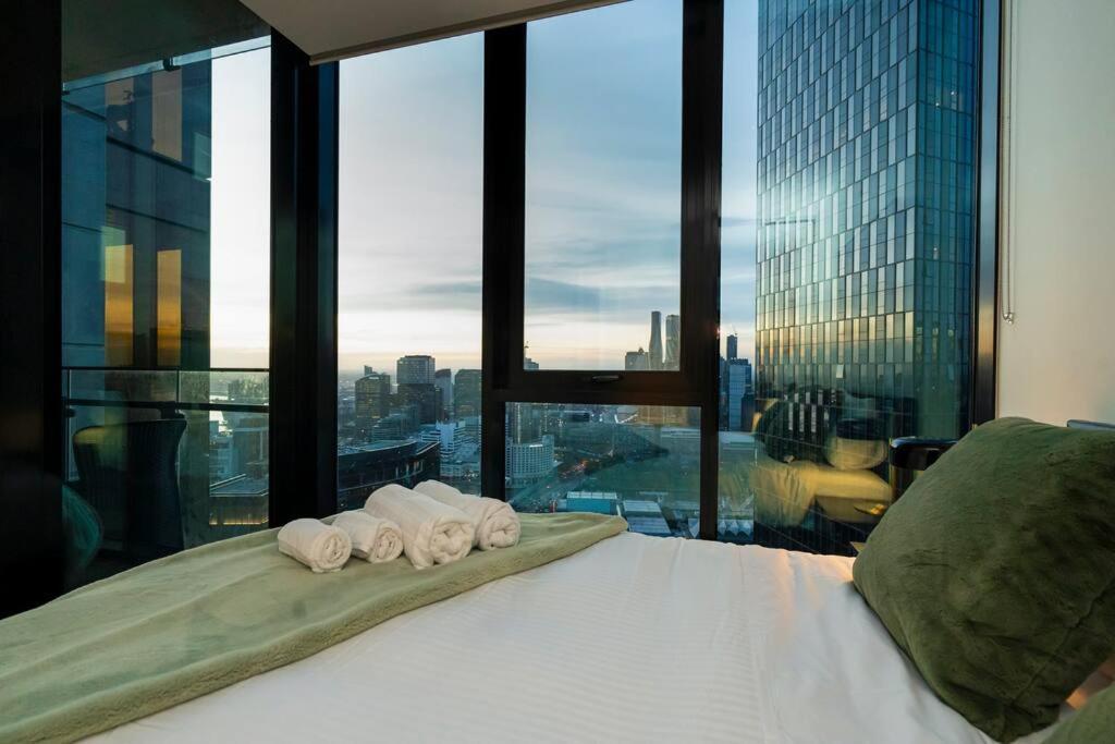 מלבורן Luxe Haven - 42Nd Floor Panoramic City Views מראה חיצוני תמונה